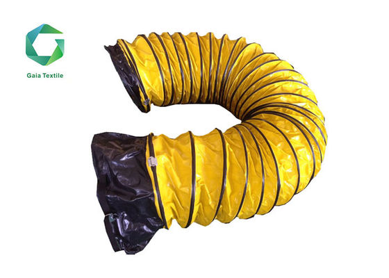 600gsm Esnek Tünel PVC Havalandırma Kanalı Vinil Kaplamalı Kumaş 2000d