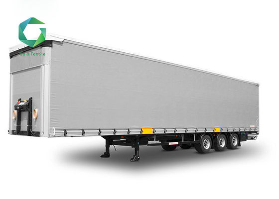 3m Genişlik Yazdırılabilir PVC Kaplı Tente 900gsm Kamyon Yan Perde Taşıma Kumaşı