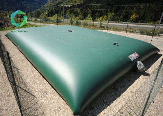 Polyester Anti Uv Katlanabilir Pvc Su Deposu, Yırtılma Direnci Su Depolama Brandaları 4500 Litre