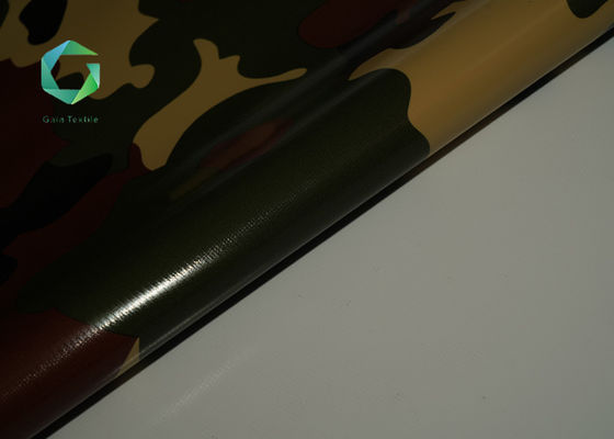 Dokuma Teknikleri PVC Çadır Kumaş 850gsm Vinil Suya Dayanıklı Anti Uv Tente Camo 1000d