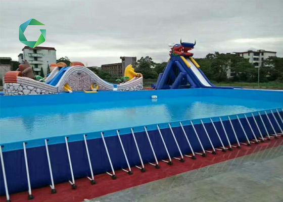 1300d Su Parkı PVC Membran Havuz Hattı, 1100gsm Tente Yüzme Havuzu